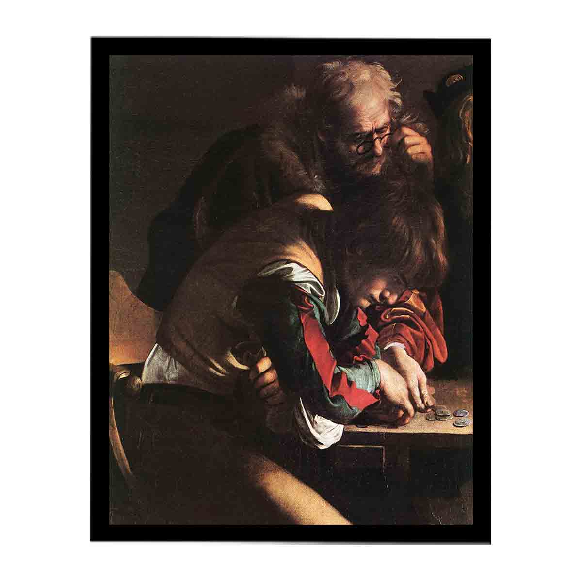 The Calling of Saint Matthew (detail) By Caravaggio