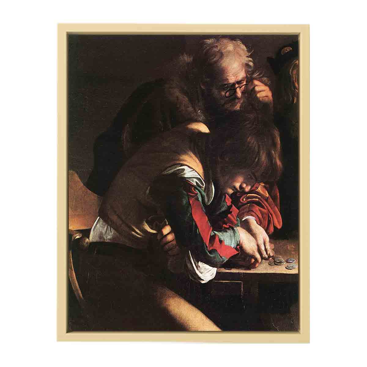 The Calling of Saint Matthew (detail) By Caravaggio