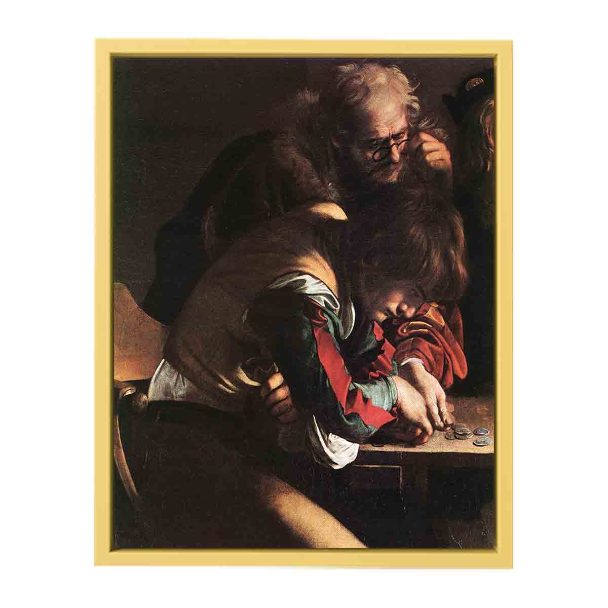 The Calling of Saint Matthew (detail) By Caravaggio