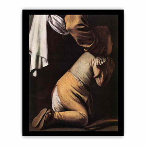 Madonna del Rosario (detail) By Caravaggio