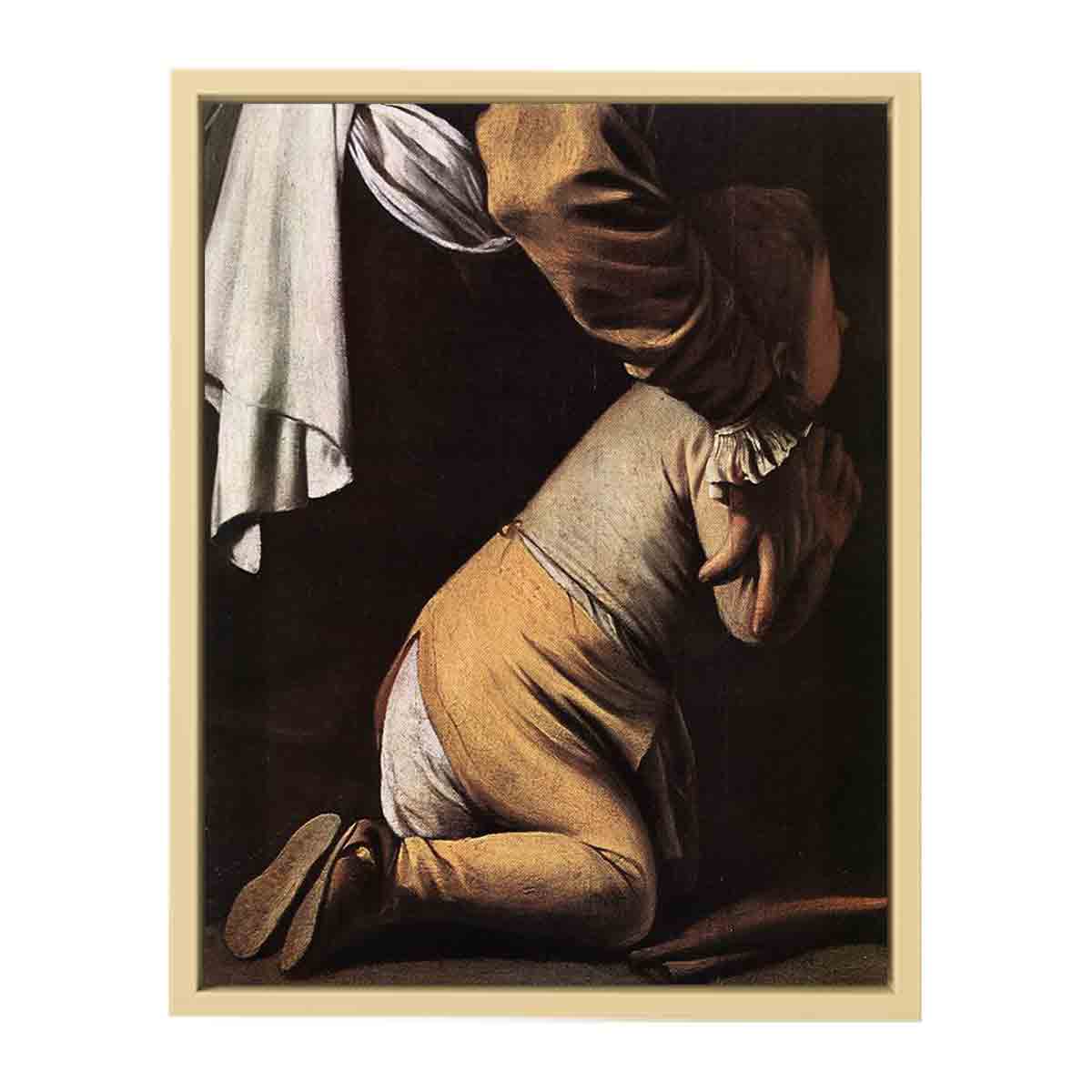 Madonna del Rosario (detail) By Caravaggio