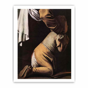 Madonna del Rosario (detail) By Caravaggio