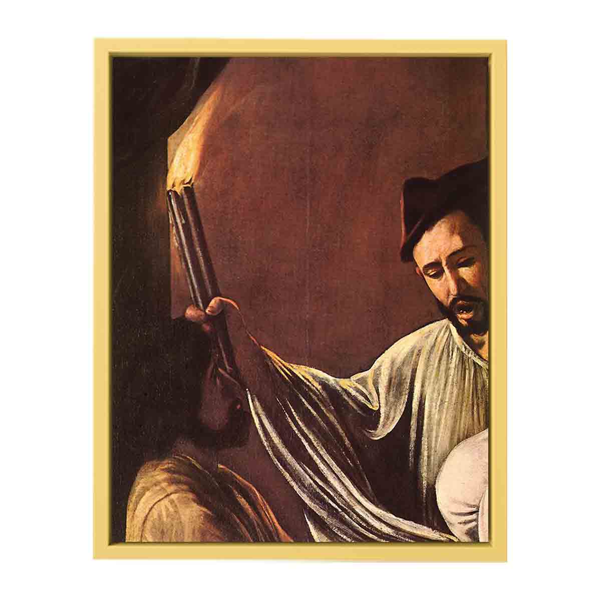 The Seven Acts of Mercy (detail) By Caravaggio