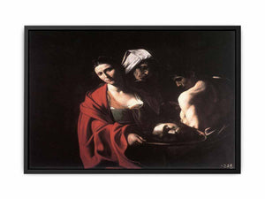 Salomé con la cabeza del Bautista By Caravaggio