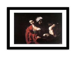 Salomé con la cabeza del Bautista By Caravaggio