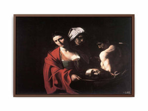 Salomé con la cabeza del Bautista By Caravaggio