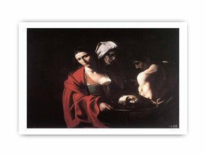 Salomé con la cabeza del Bautista By Caravaggio
