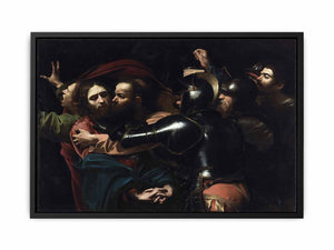 Caravaggio - The Taking of Christ (right colors and contrast - official image).