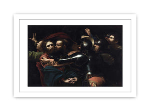 Caravaggio - The Taking of Christ (right colors and contrast - official image).