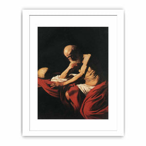 Saint Jerome penitent By Caravaggio
