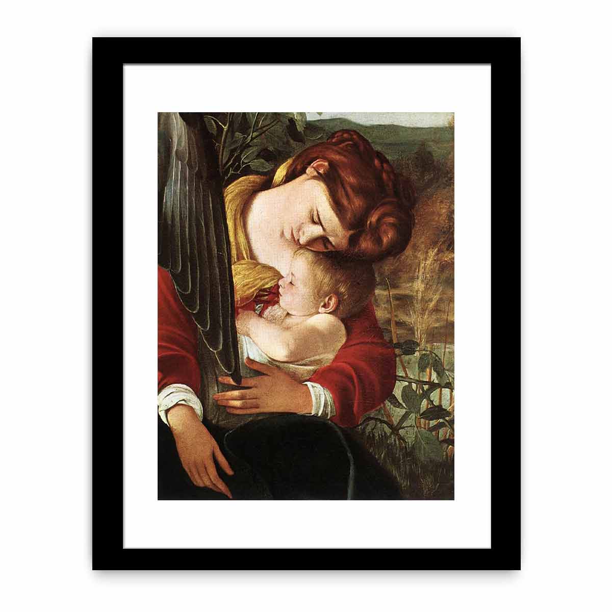 Rest on Flight to Egypt (detail) By Caravaggio
