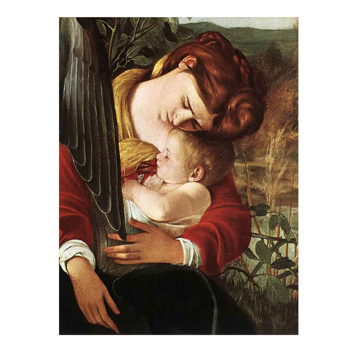 Rest on Flight to Egypt (detail) By Caravaggio