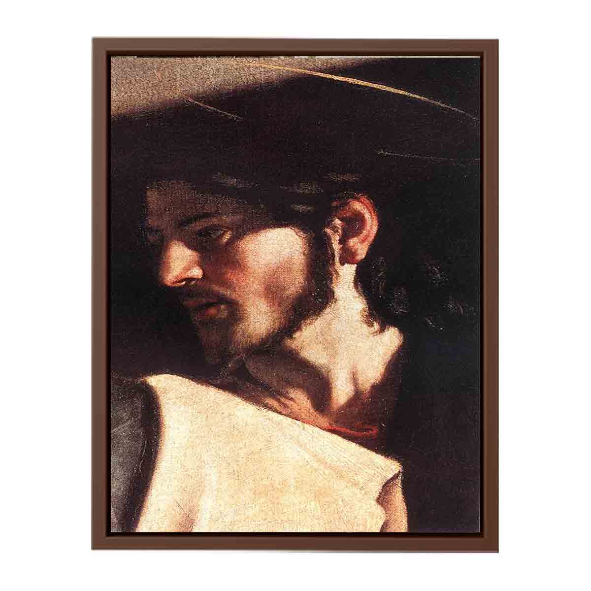 The Calling of Saint Matthew (detail) By Caravaggio