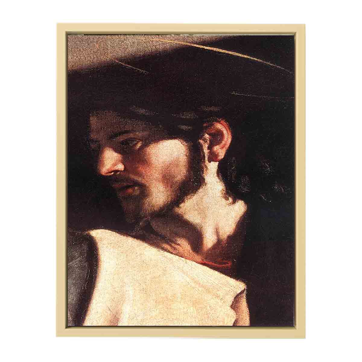 The Calling of Saint Matthew (detail) By Caravaggio