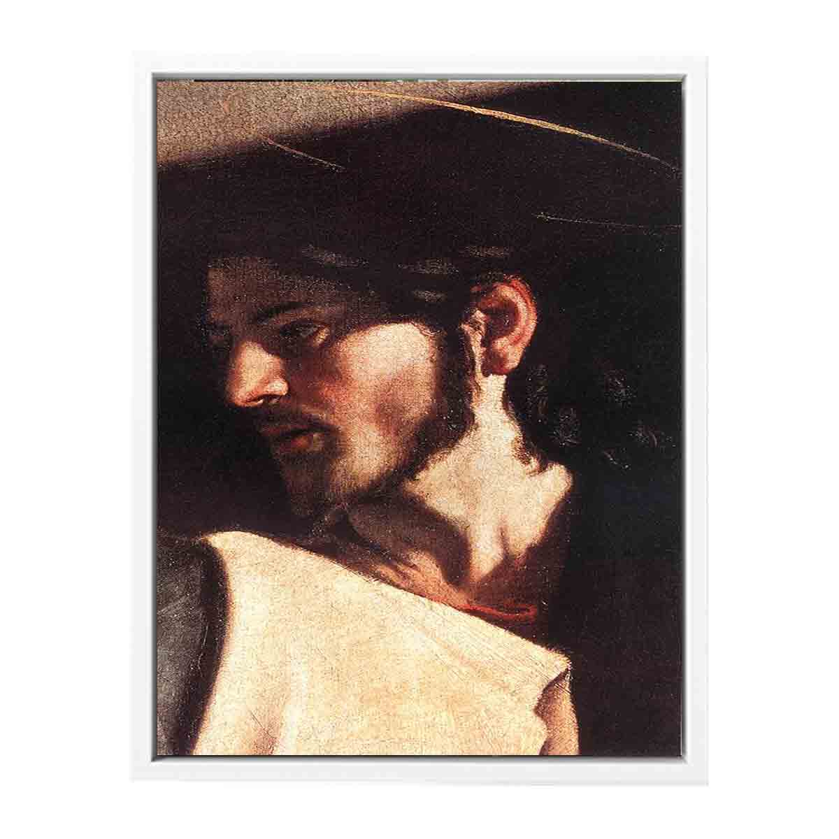 The Calling of Saint Matthew (detail) By Caravaggio