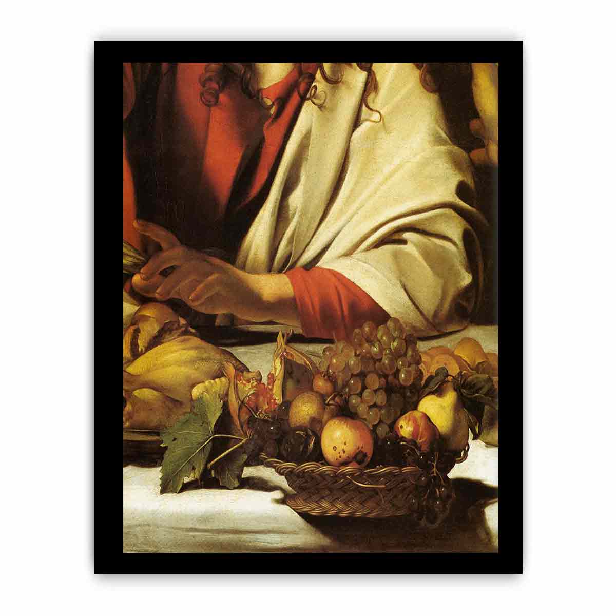 Supper at Emmaus (detail) By Caravaggio