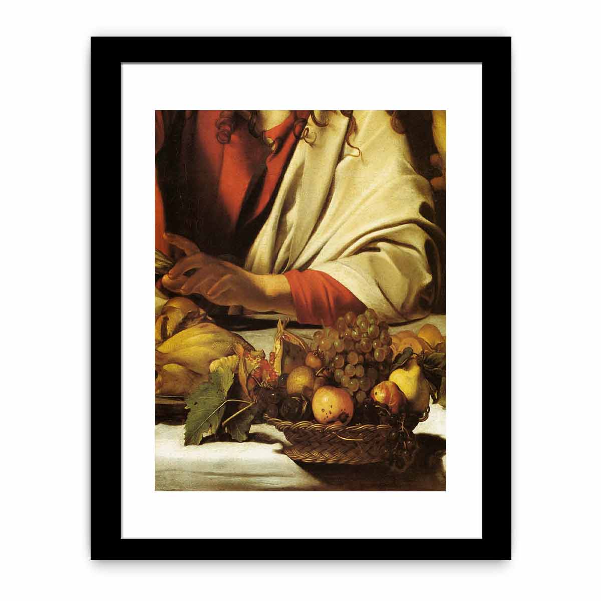 Supper at Emmaus (detail) By Caravaggio