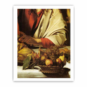 Supper at Emmaus (detail) By Caravaggio