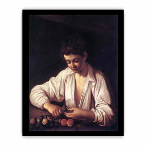 Boy Peeling Fruit Edit this at Wikidata By Caravaggio