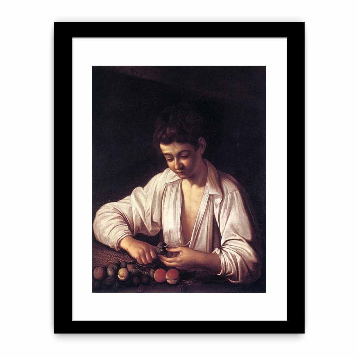 Boy Peeling Fruit Edit this at Wikidata By Caravaggio