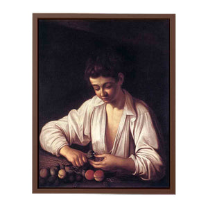 Boy Peeling Fruit Edit this at Wikidata By Caravaggio
