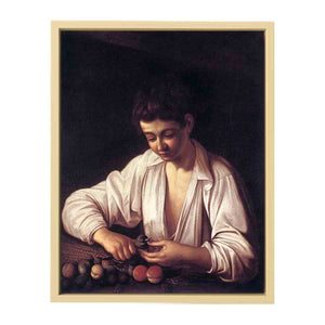Boy Peeling Fruit Edit this at Wikidata By Caravaggio
