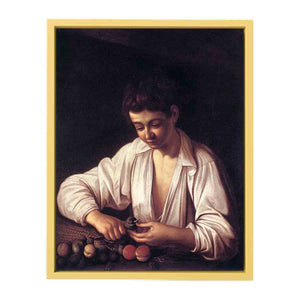 Boy Peeling Fruit Edit this at Wikidata By Caravaggio