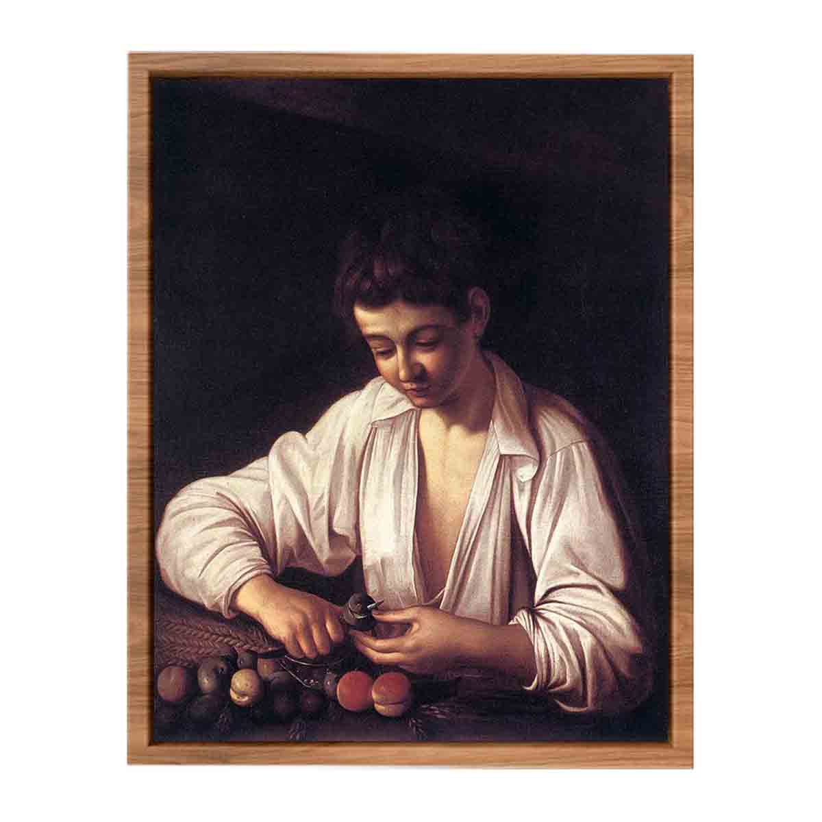 Boy Peeling Fruit Edit this at Wikidata By Caravaggio