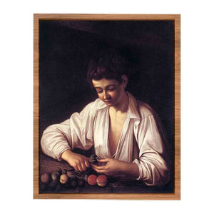 Boy Peeling Fruit Edit this at Wikidata By Caravaggio