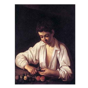 Boy Peeling Fruit Edit this at Wikidata By Caravaggio