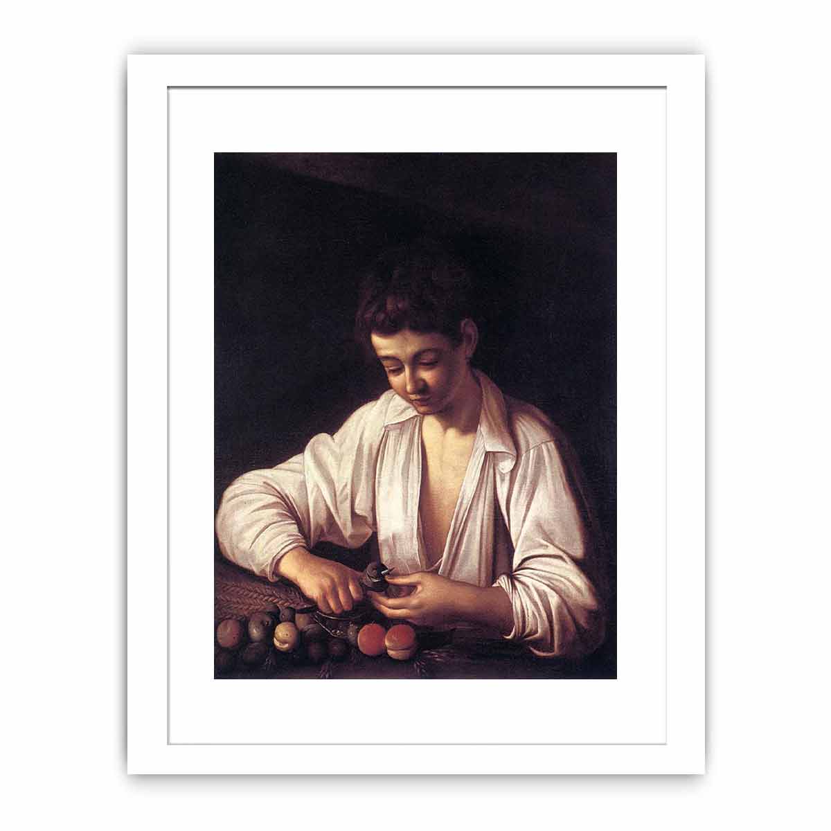 Boy Peeling Fruit Edit this at Wikidata By Caravaggio