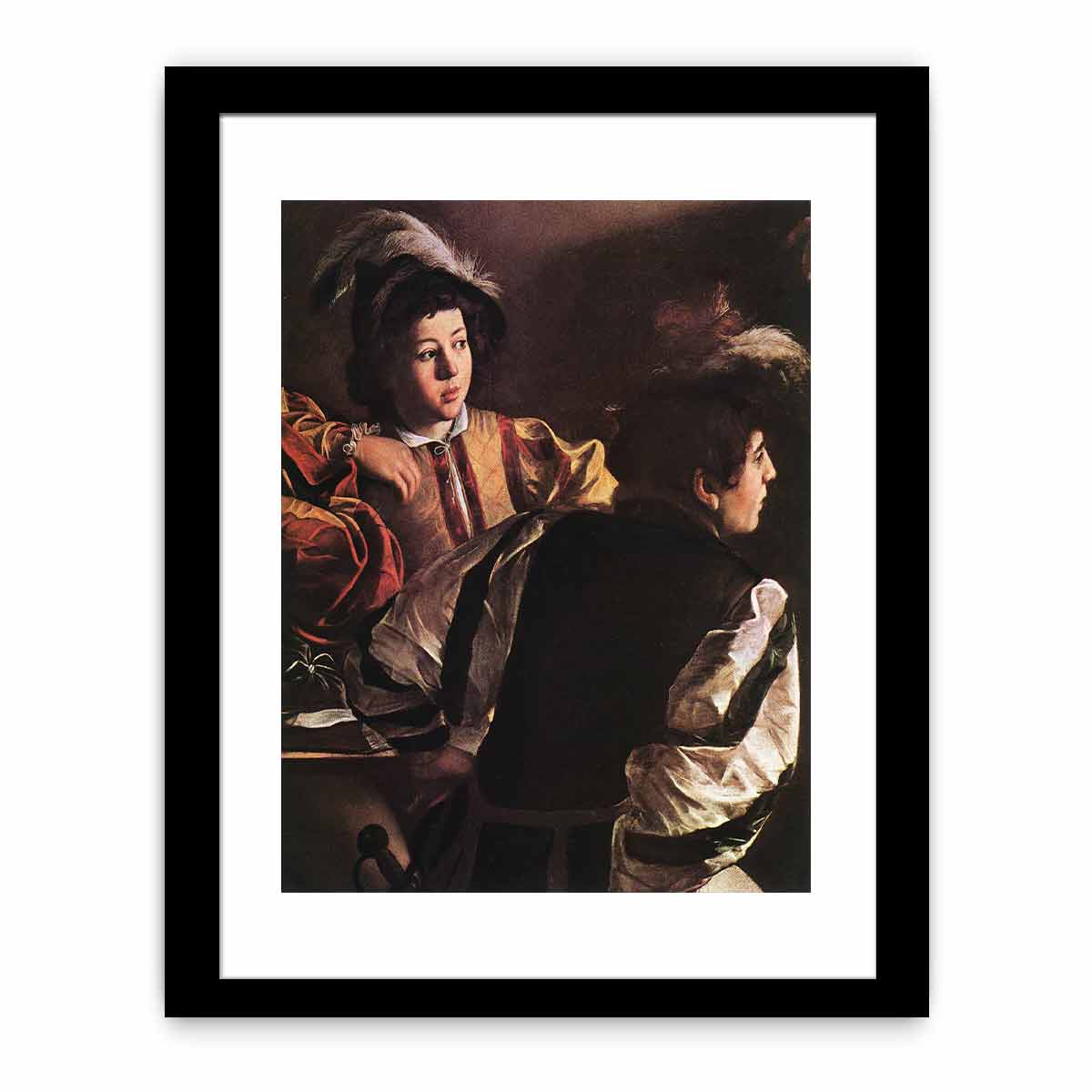 The Calling of Saint Matthew (detail) By Caravaggio