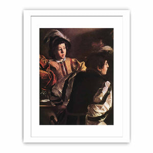 The Calling of Saint Matthew (detail) By Caravaggio