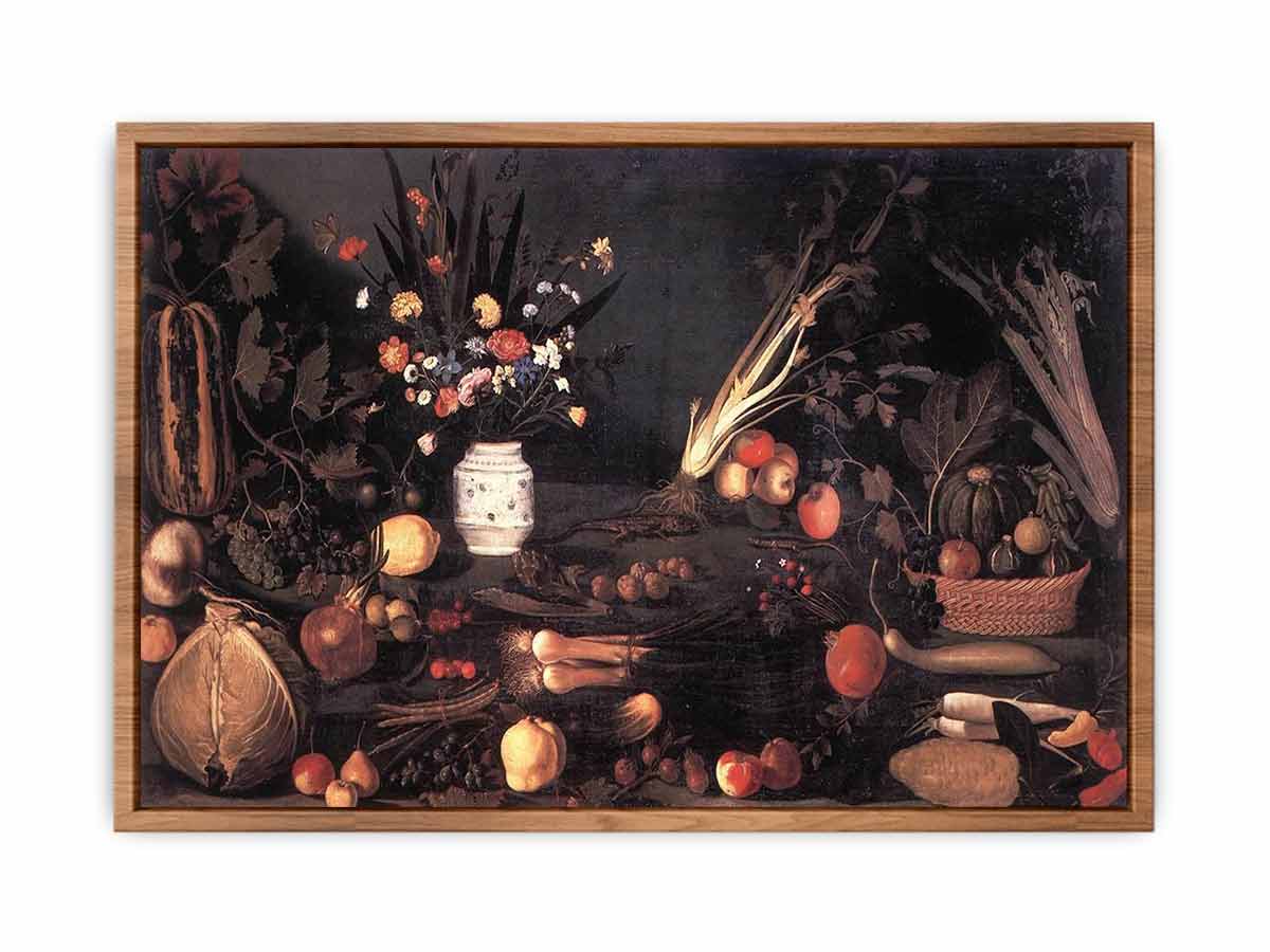 Still-Life with Flowers and Fruit By Caravaggio