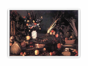 Still-Life with Flowers and Fruit By Caravaggio