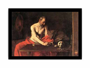 St Jerome, by Michelangelo Merisi da Caravaggio