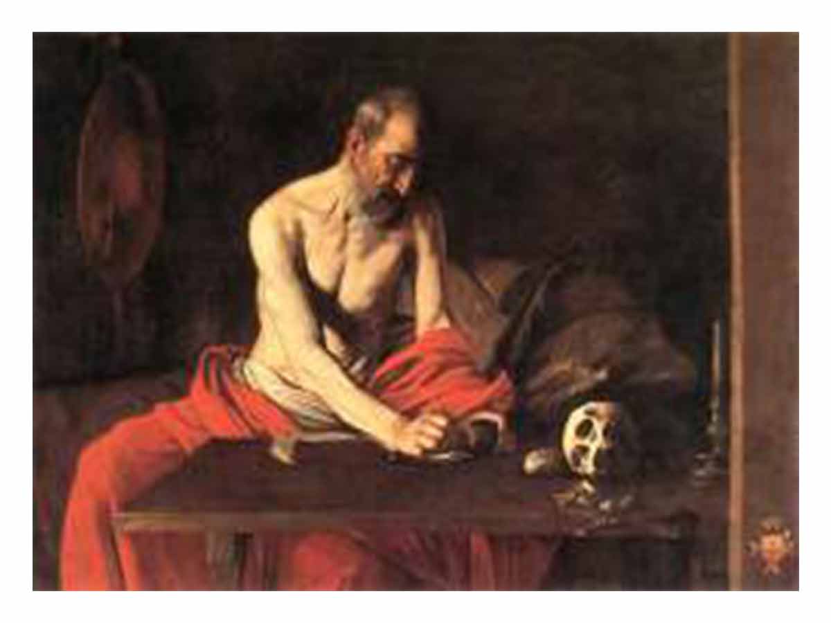 St Jerome, by Michelangelo Merisi da Caravaggio