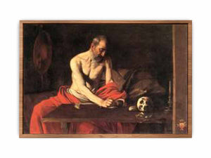 St Jerome, by Michelangelo Merisi da Caravaggio