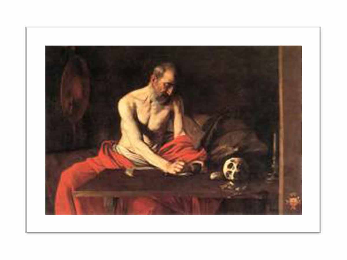 St Jerome, by Michelangelo Merisi da Caravaggio