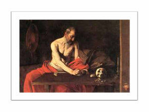 St Jerome, by Michelangelo Merisi da Caravaggio