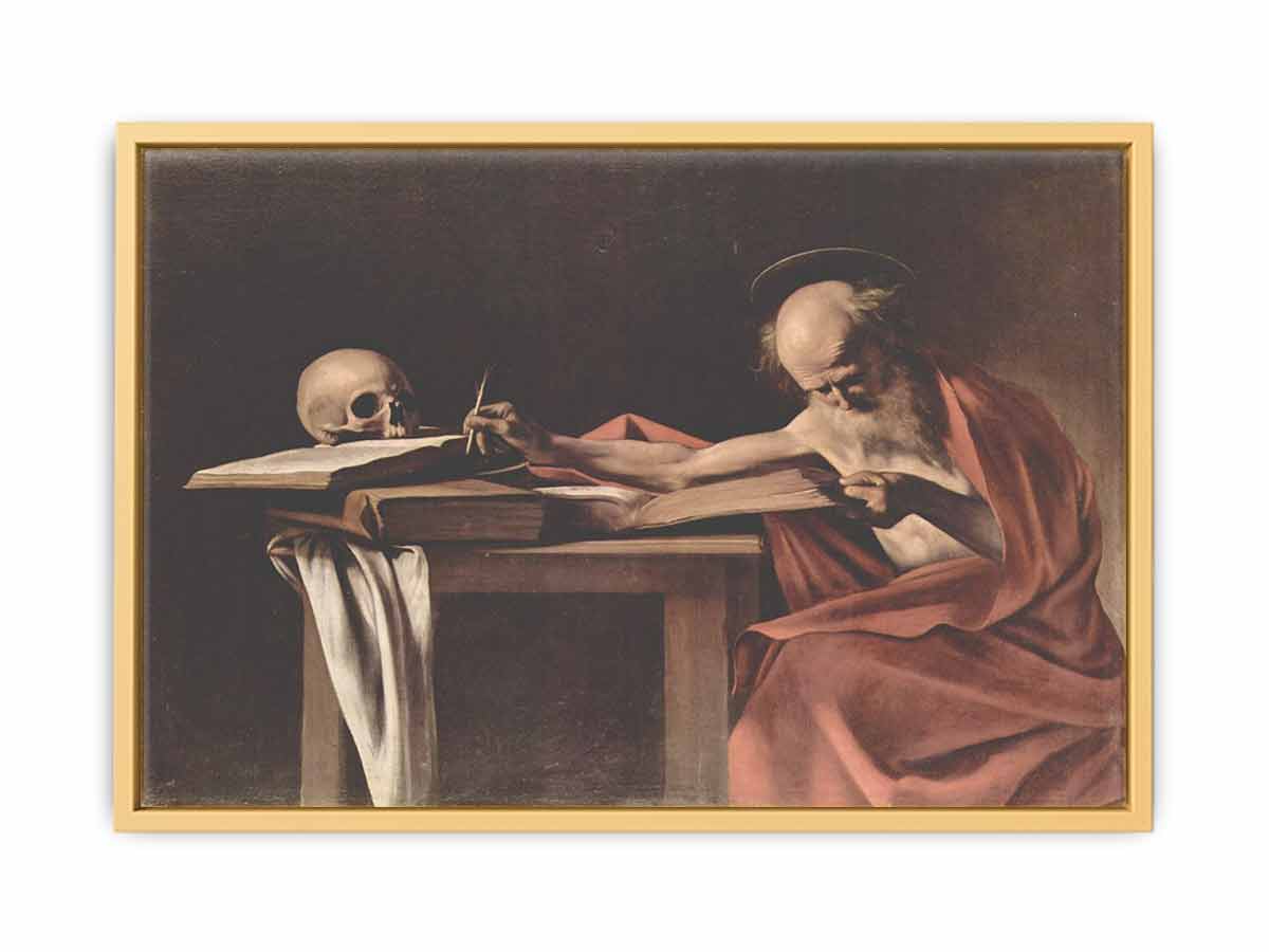 Hl. Hieronymus beim Schreiben By Caravaggio