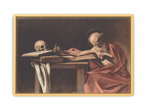 Hl. Hieronymus beim Schreiben By Caravaggio
