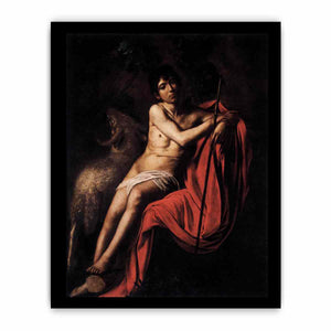 St John the Baptist By Caravaggio