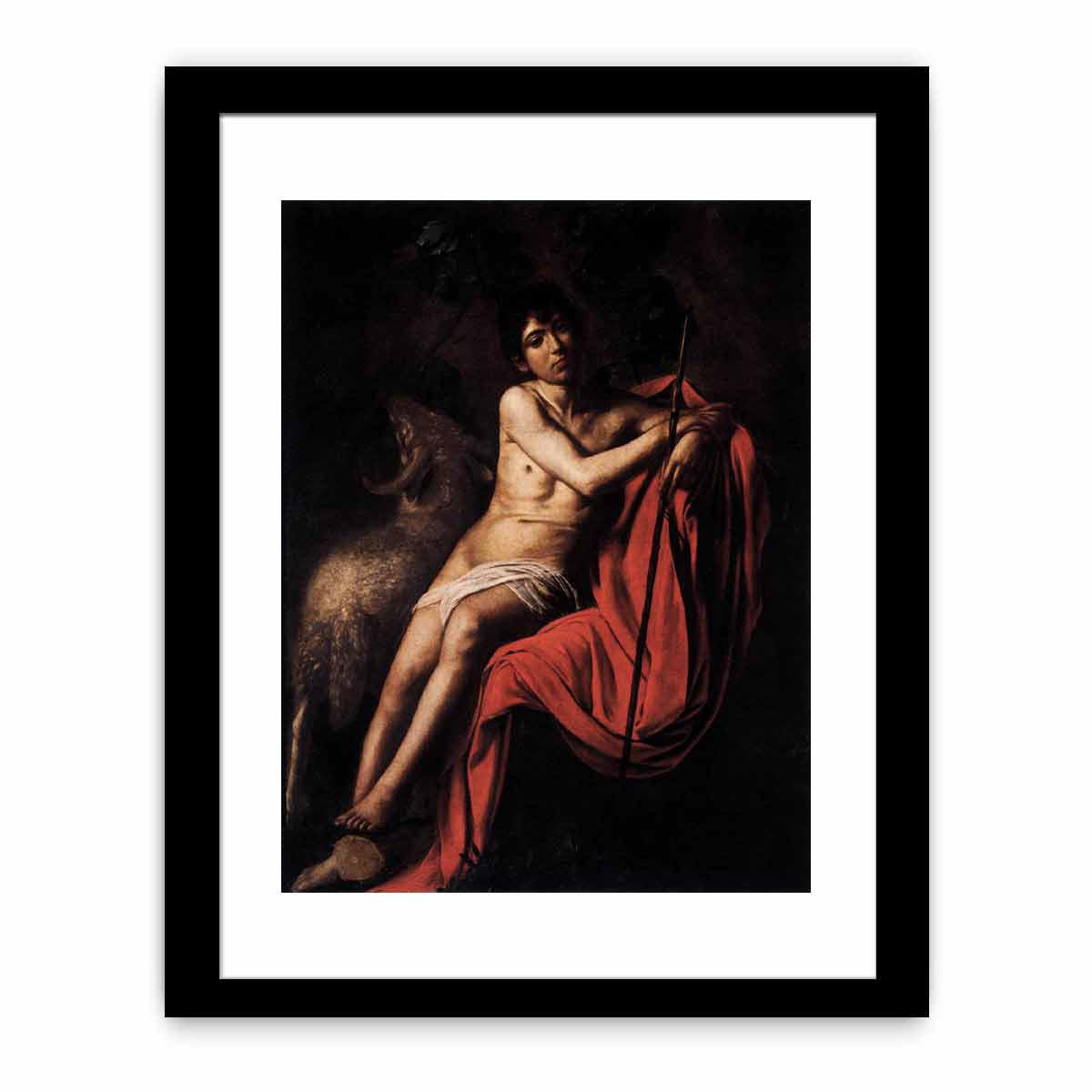 St John the Baptist By Caravaggio