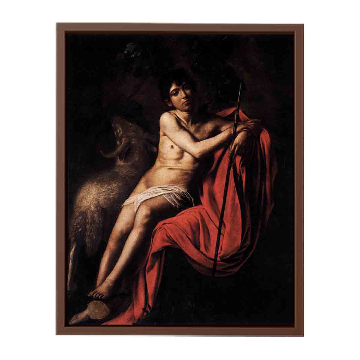 St John the Baptist By Caravaggio