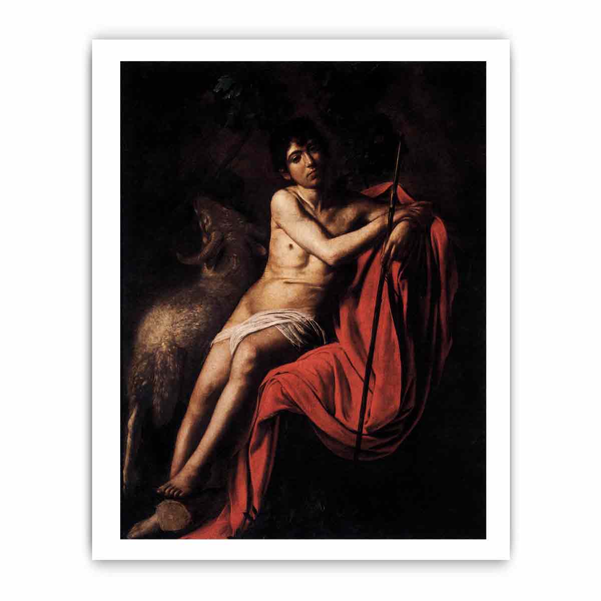 St John the Baptist By Caravaggio