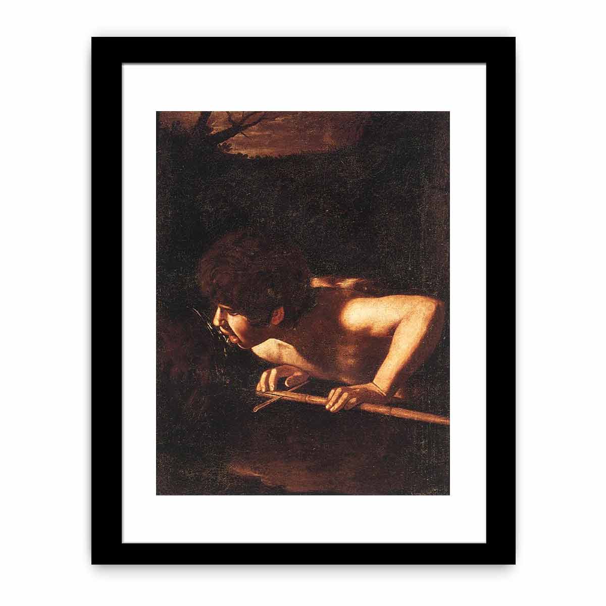 St John the Baptist at the Well By Caravaggio