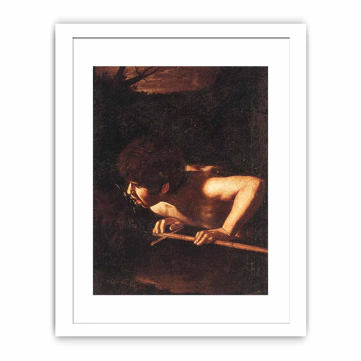 St John the Baptist at the Well By Caravaggio