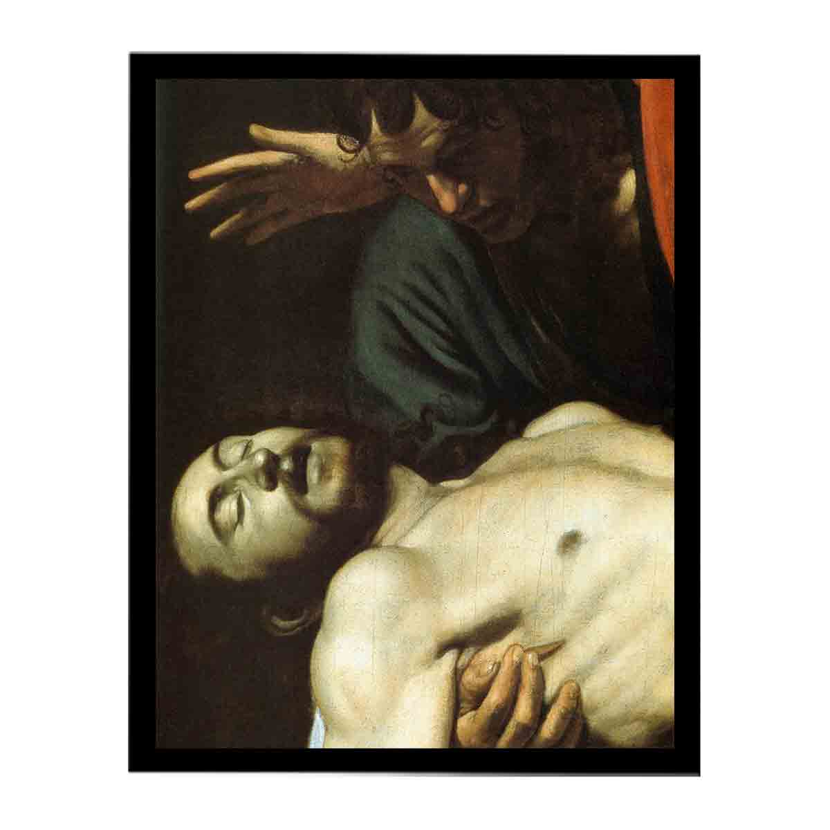 The Entombment (detail) By Caravaggio