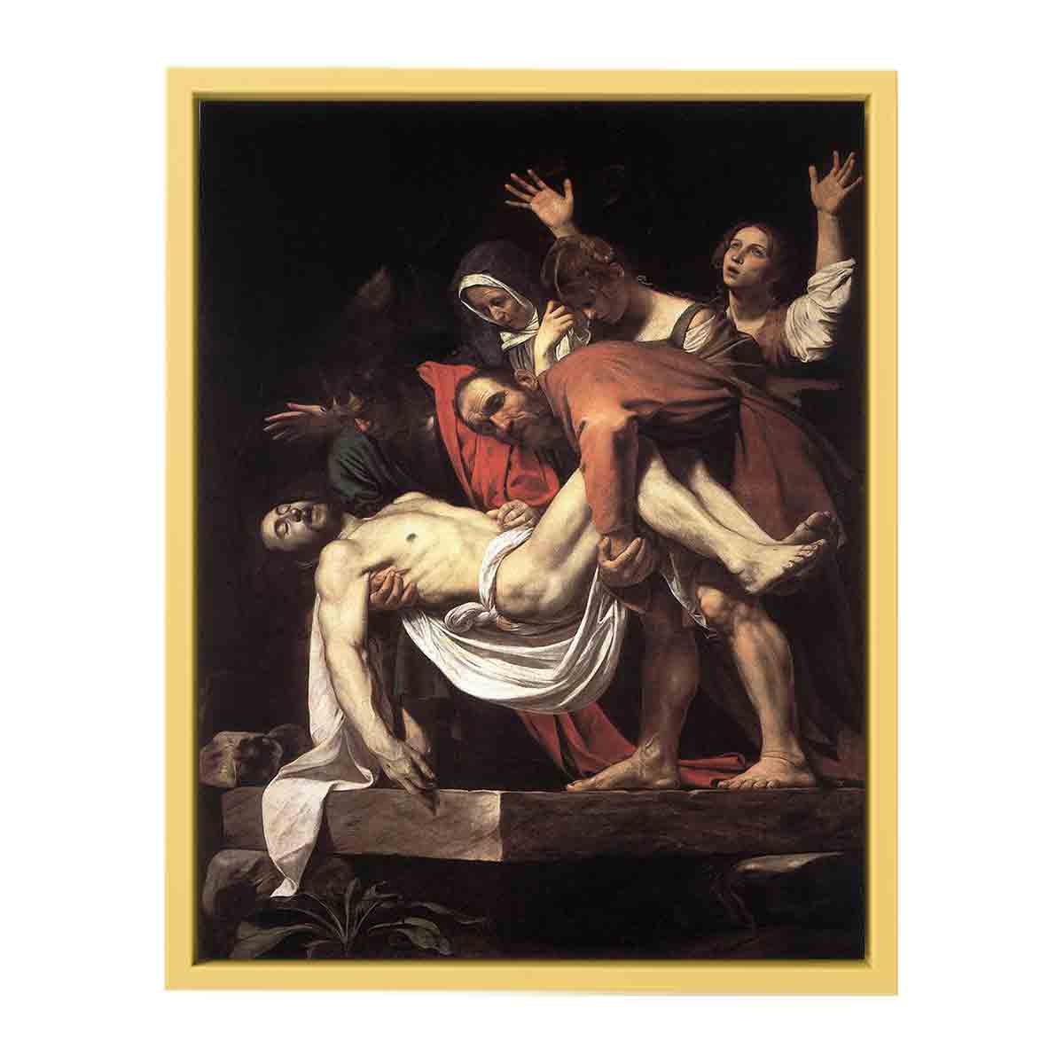 The Entombment of Christ Edit this at Wikidata By Caravaggio